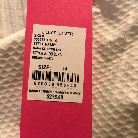 Lilly Pulitzer Dana stretch shift. Size 14. NWT - Picture 2 of 2